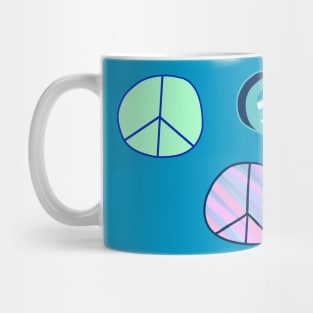 Three Peace Signs Mug